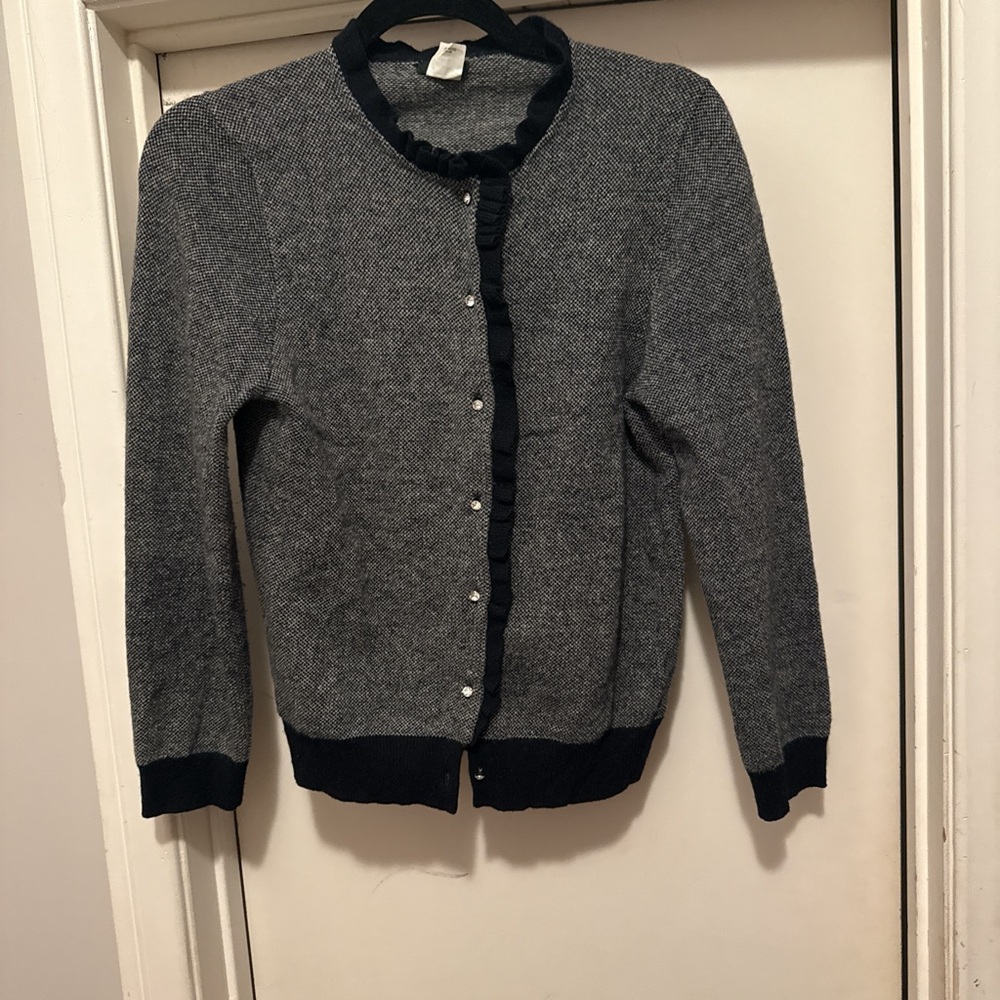 Gray and Black Women's Sweater